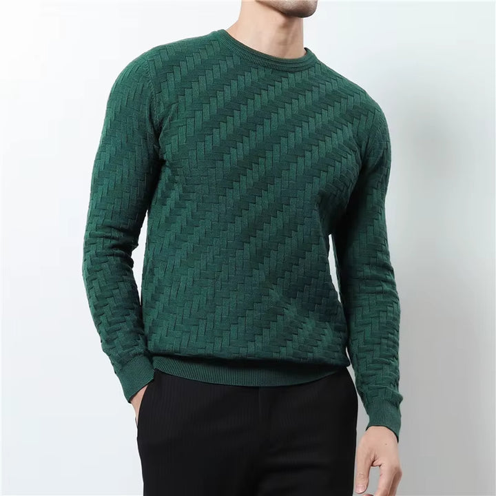 Montrel Woven Knit Pullover