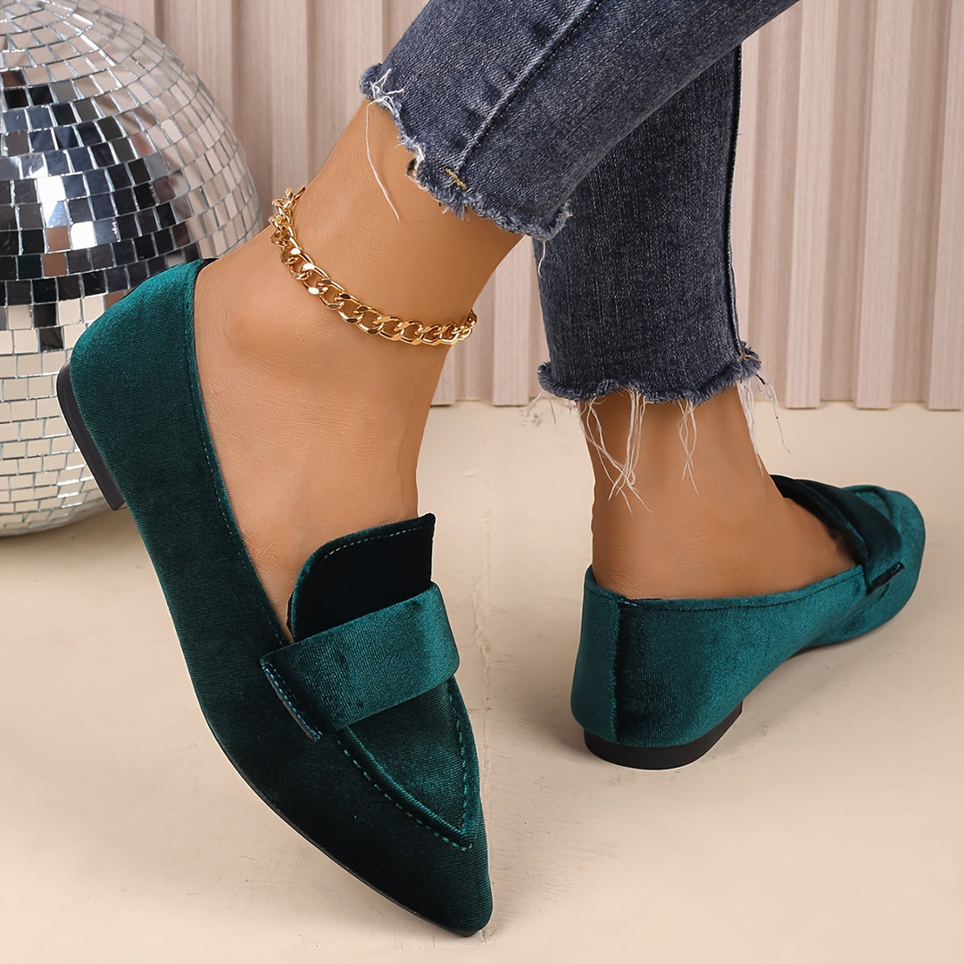 Valentina Velvet Loafer