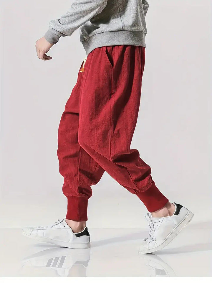 Zen Linen High Rib Jogger