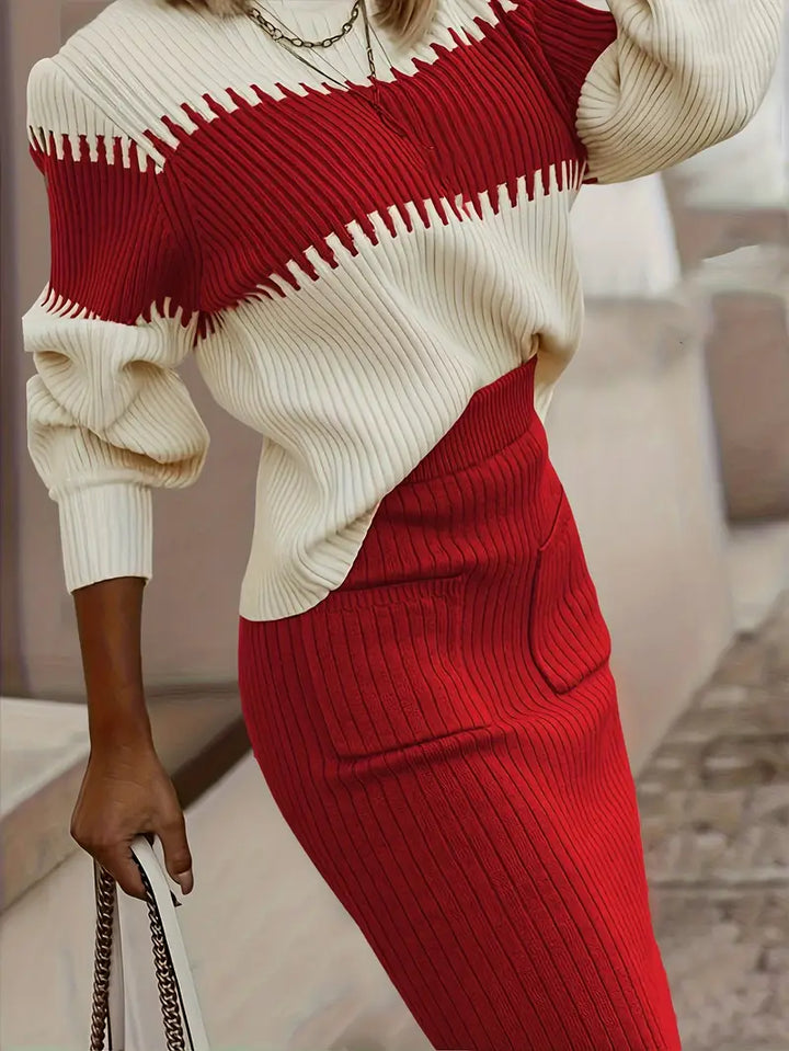 Anastasia Panel Knit Co-Ord