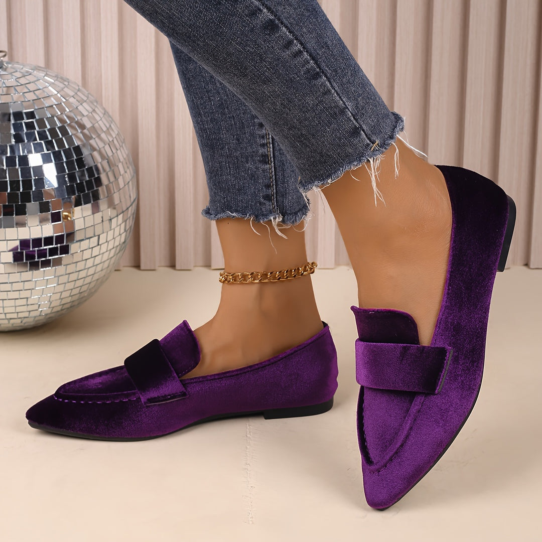 Valentina Velvet Loafer
