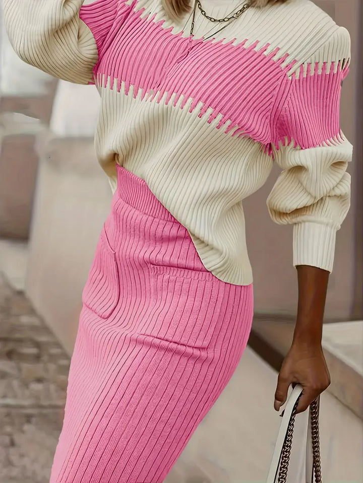 Anastasia Panel Knit Co-Ord