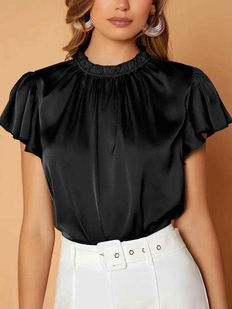 Anastasia High Neck Blouse