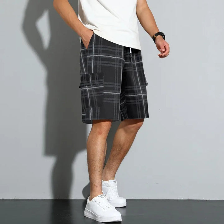Crossmark Plaid Cargo Short
