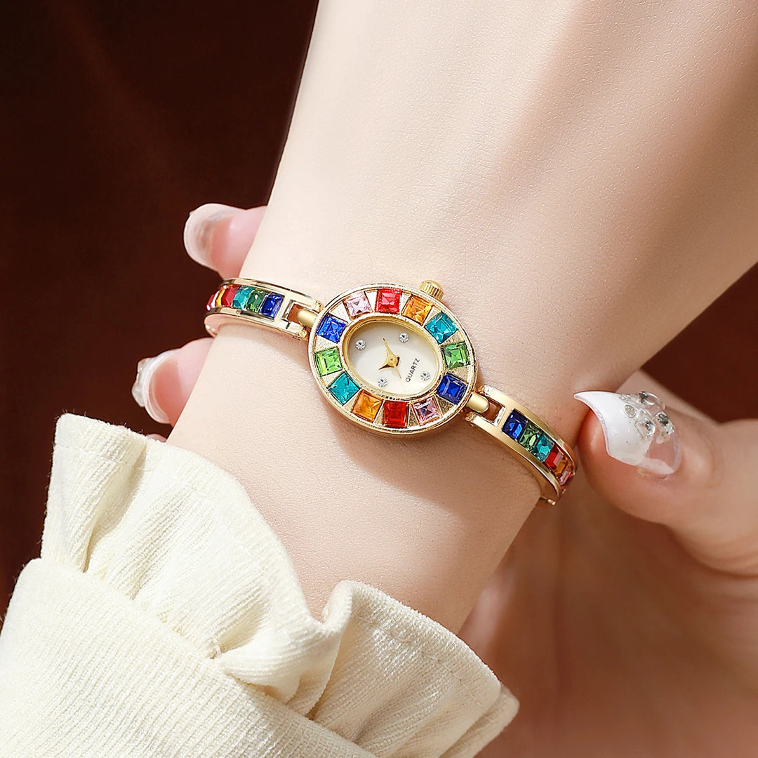 Eternelle Crystal-Cut Timepiece