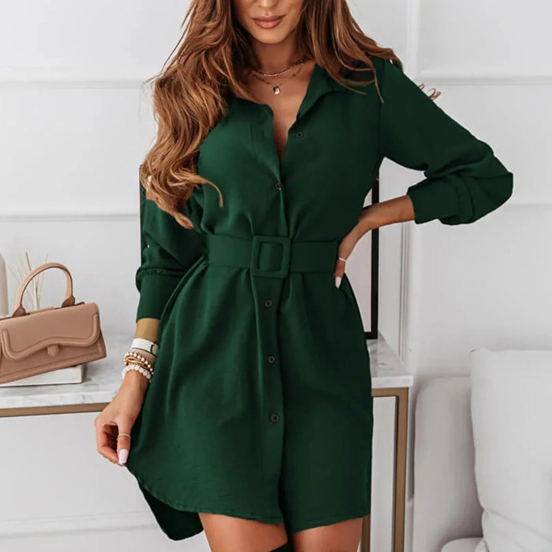 Bellamy Belted Shirt-Dress