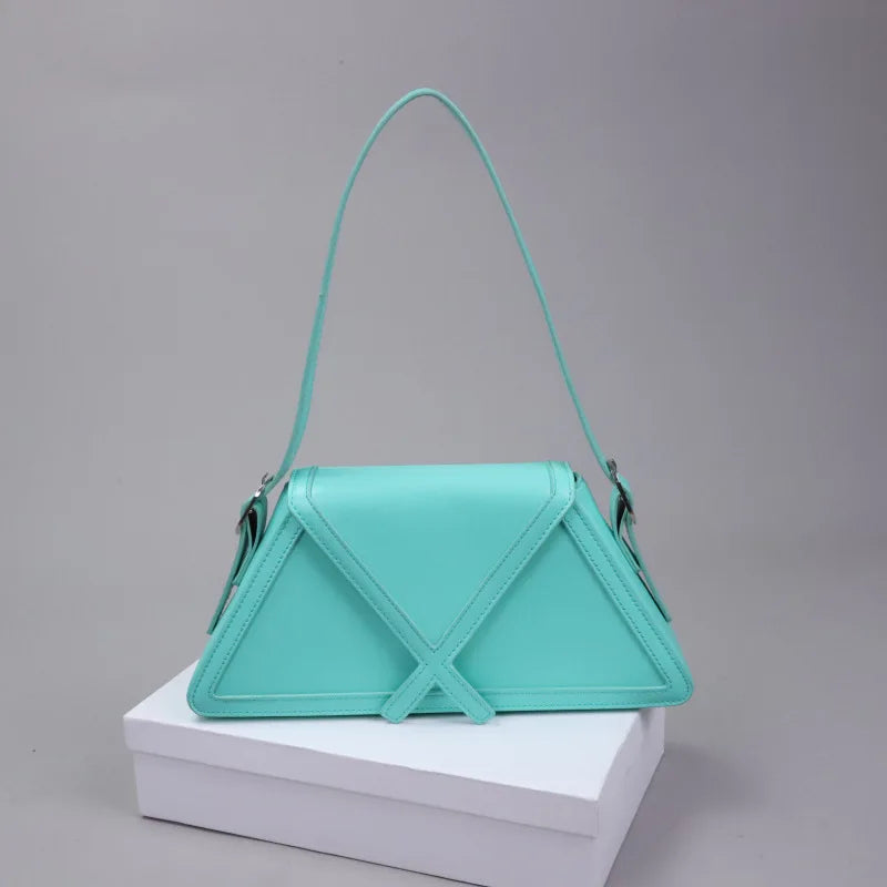 Vera Triangle Flap Shoulder Bag