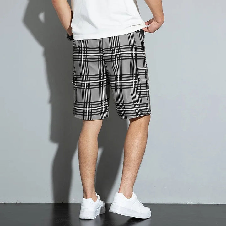 Crossmark Plaid Cargo Short