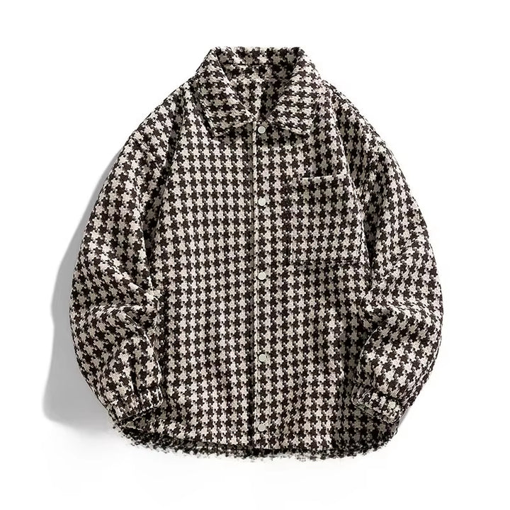 Houndstooth Tweed Jacket