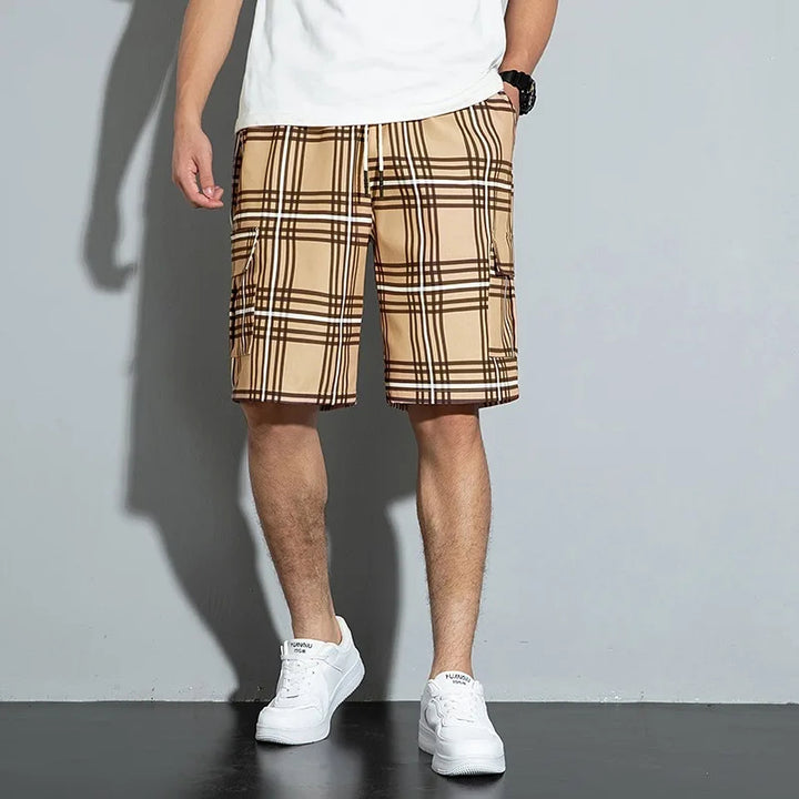 Crossmark Plaid Cargo Short