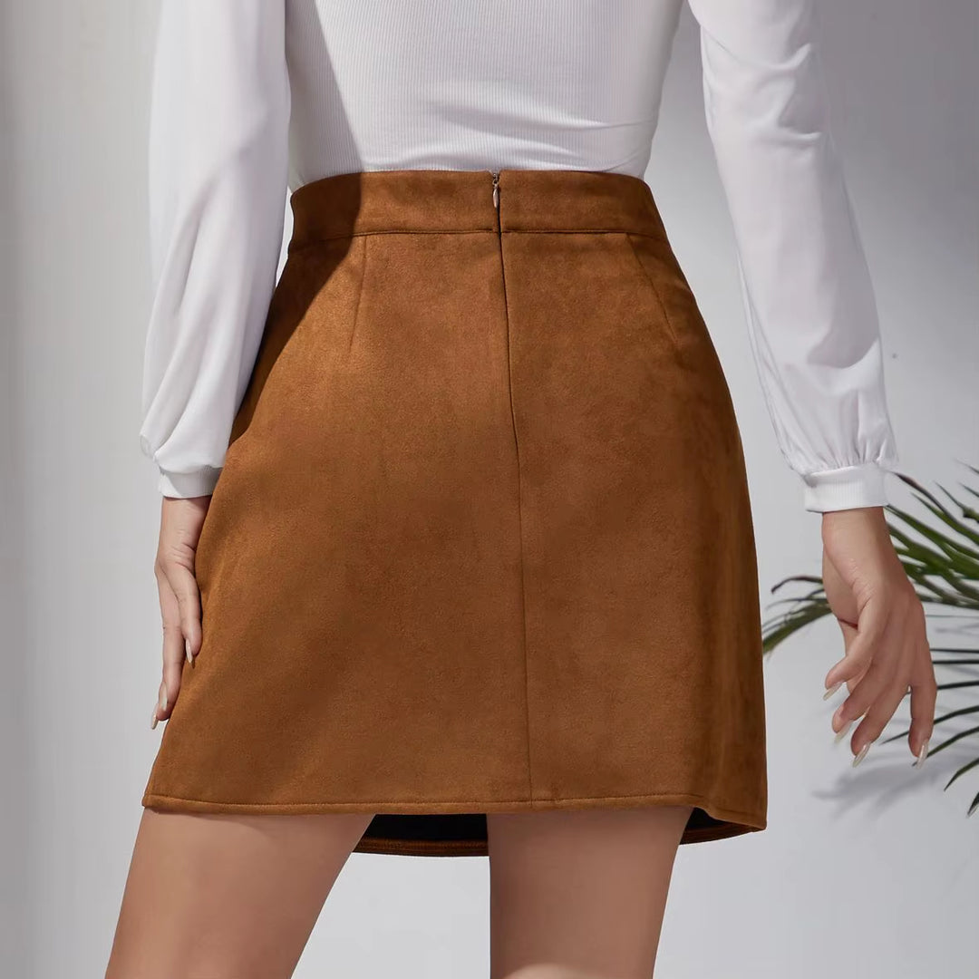 Suede Theory Mini Skirt