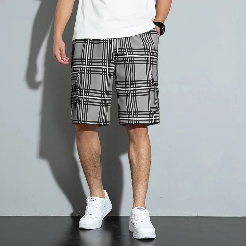 Crossmark Plaid Cargo Short