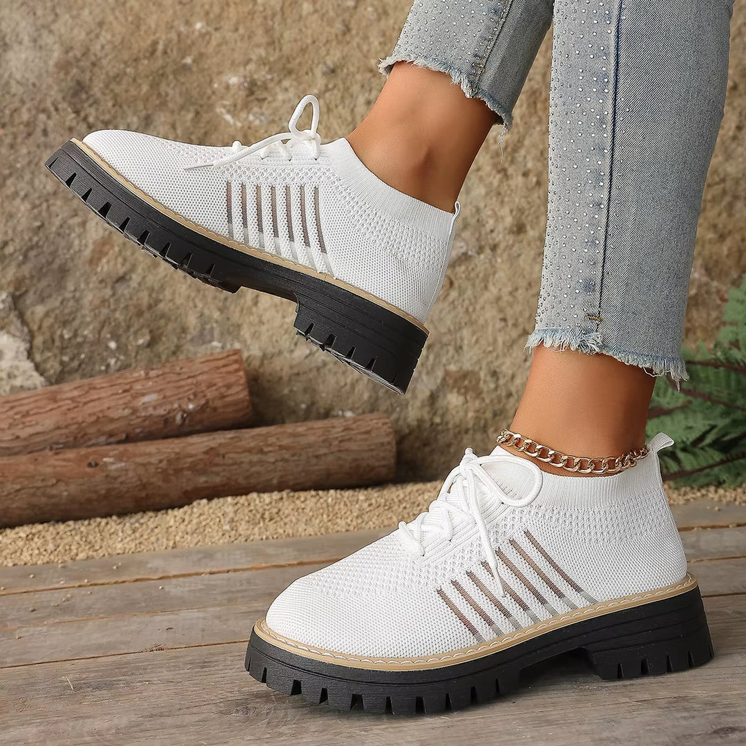 Kyra Mesh Platform Sneaker
