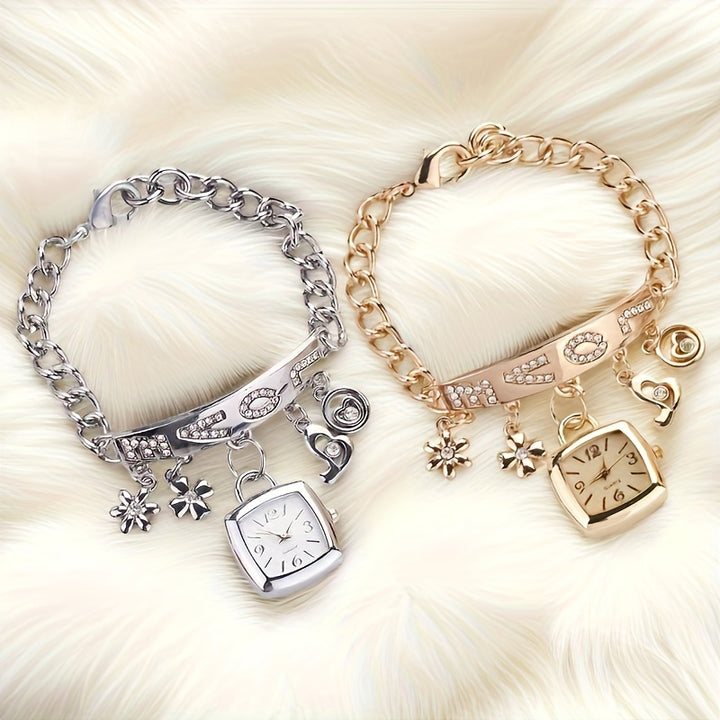 Love Charm Bracelet Watch