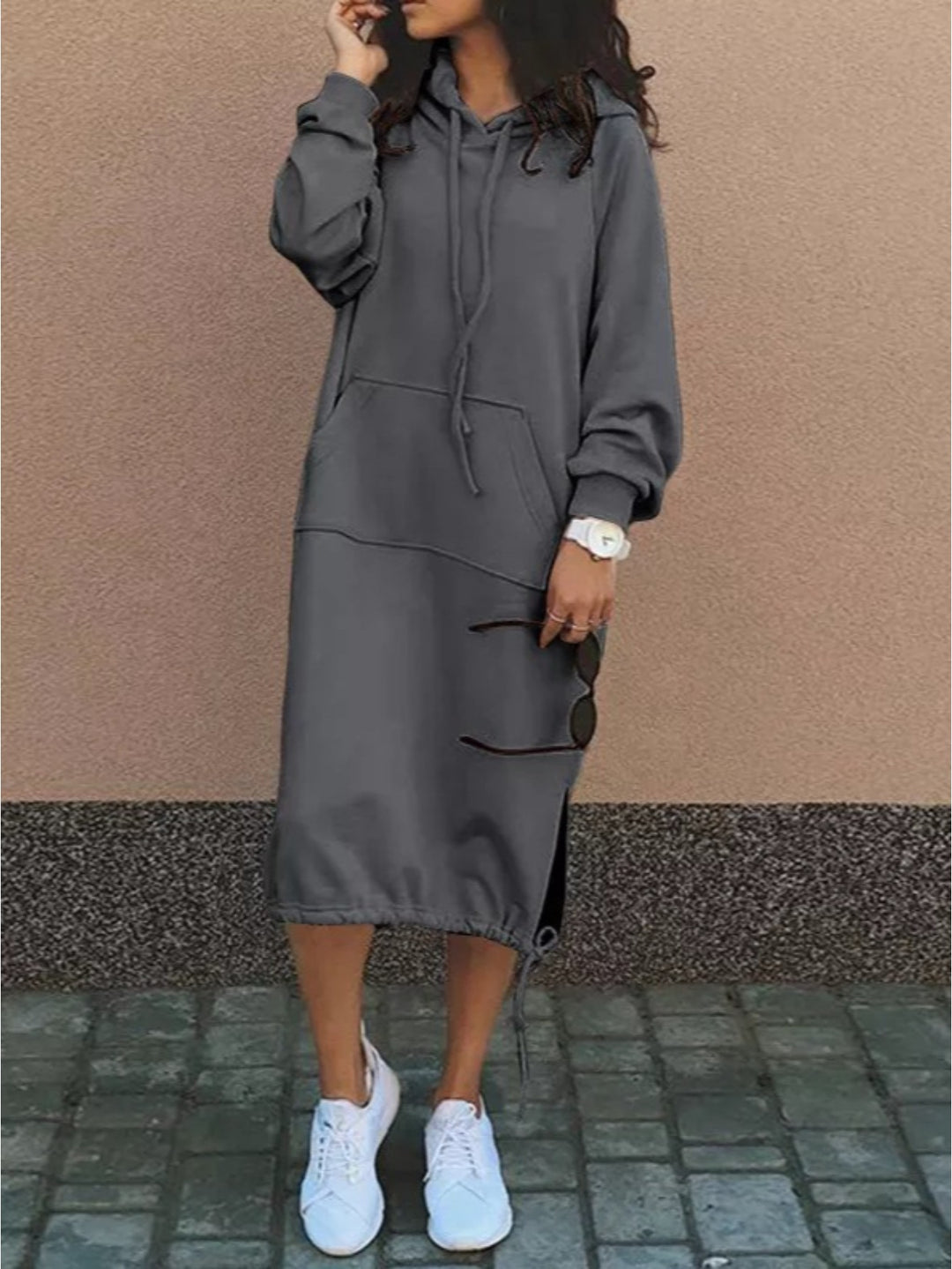 Tahlia Longline Hoodie Dress