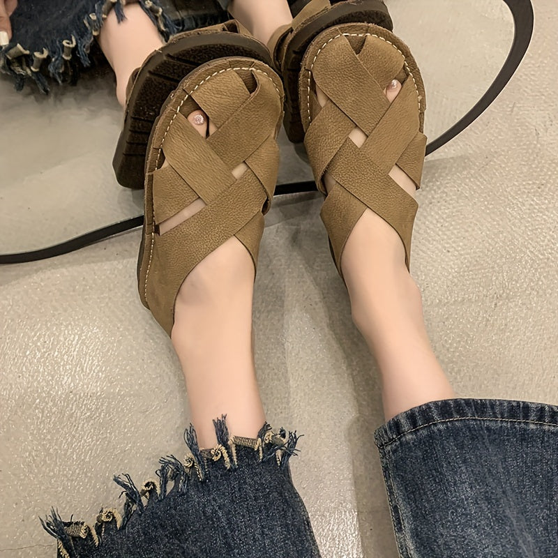 Sand & Stitch Hollow-Out Sandal