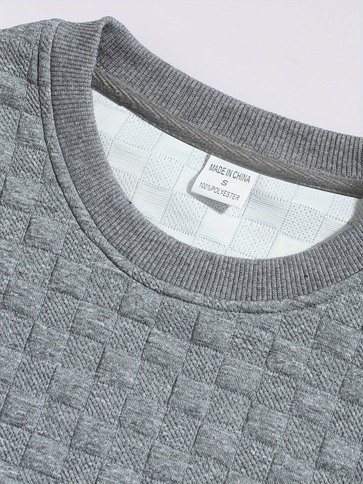 Vantage Checkered Crewneck