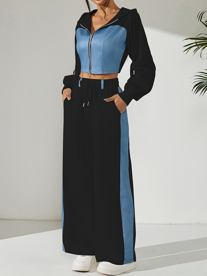 Aviara Contrast Zip Co-Ord