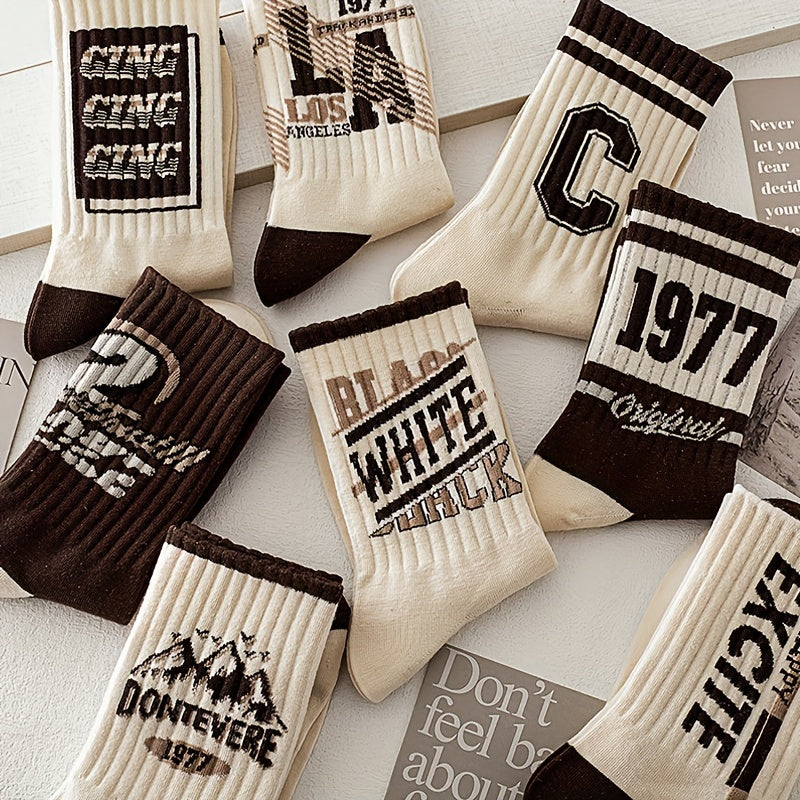 Vintage & Varsity Letter Sock Set