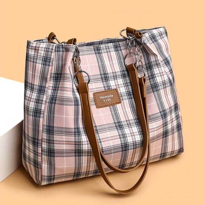 Hampton Plaid Carryall