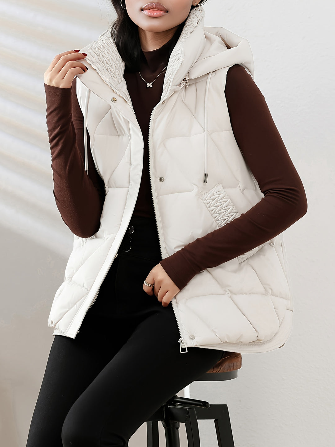 Aspen Hooded Puffer Vest