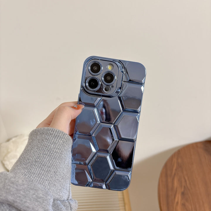 Hex Chrome iPhone Case