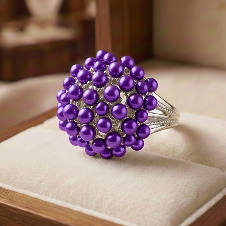 Prism Bloom Cluster Ring