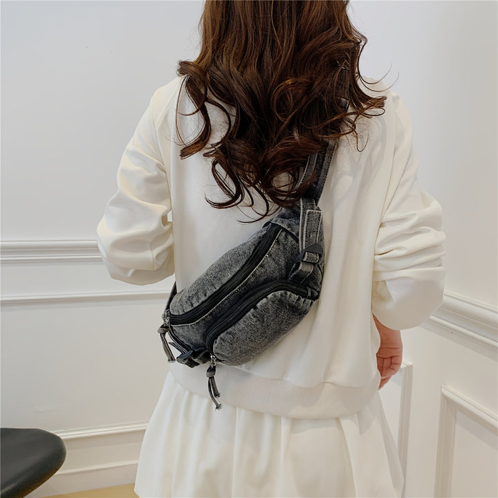 Avalon Washed Denim Sling Bag