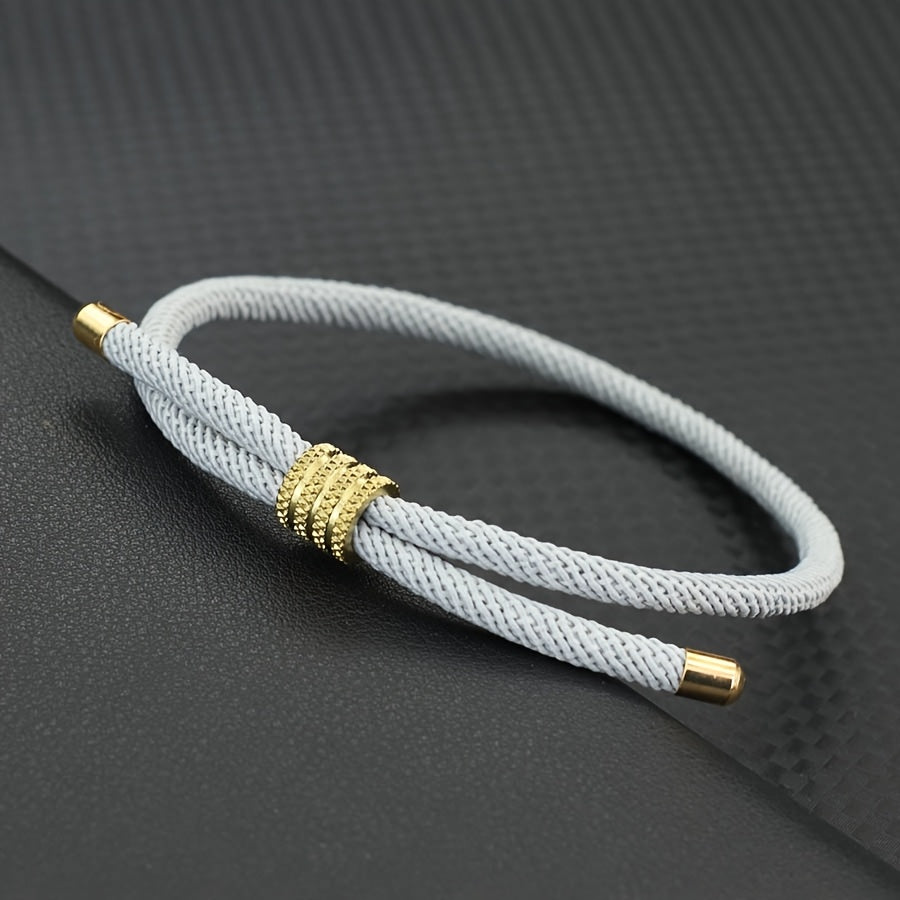 Slate Rope Bracelet