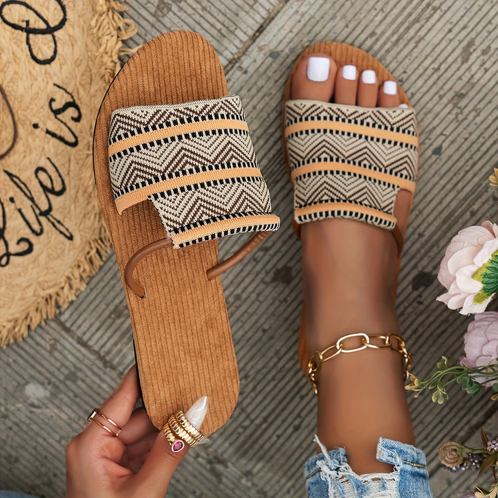 Zahara Boho Pattern Slides