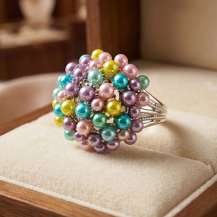 Prism Bloom Cluster Ring