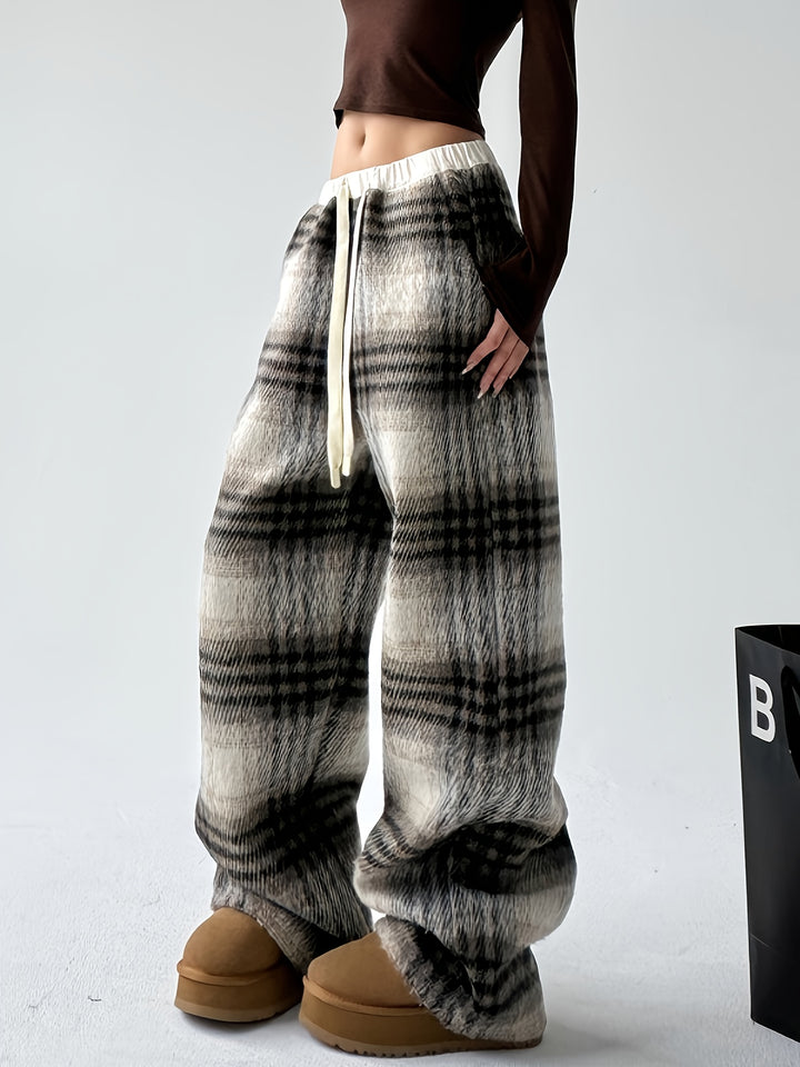 Loft Plaid Tweed Pant