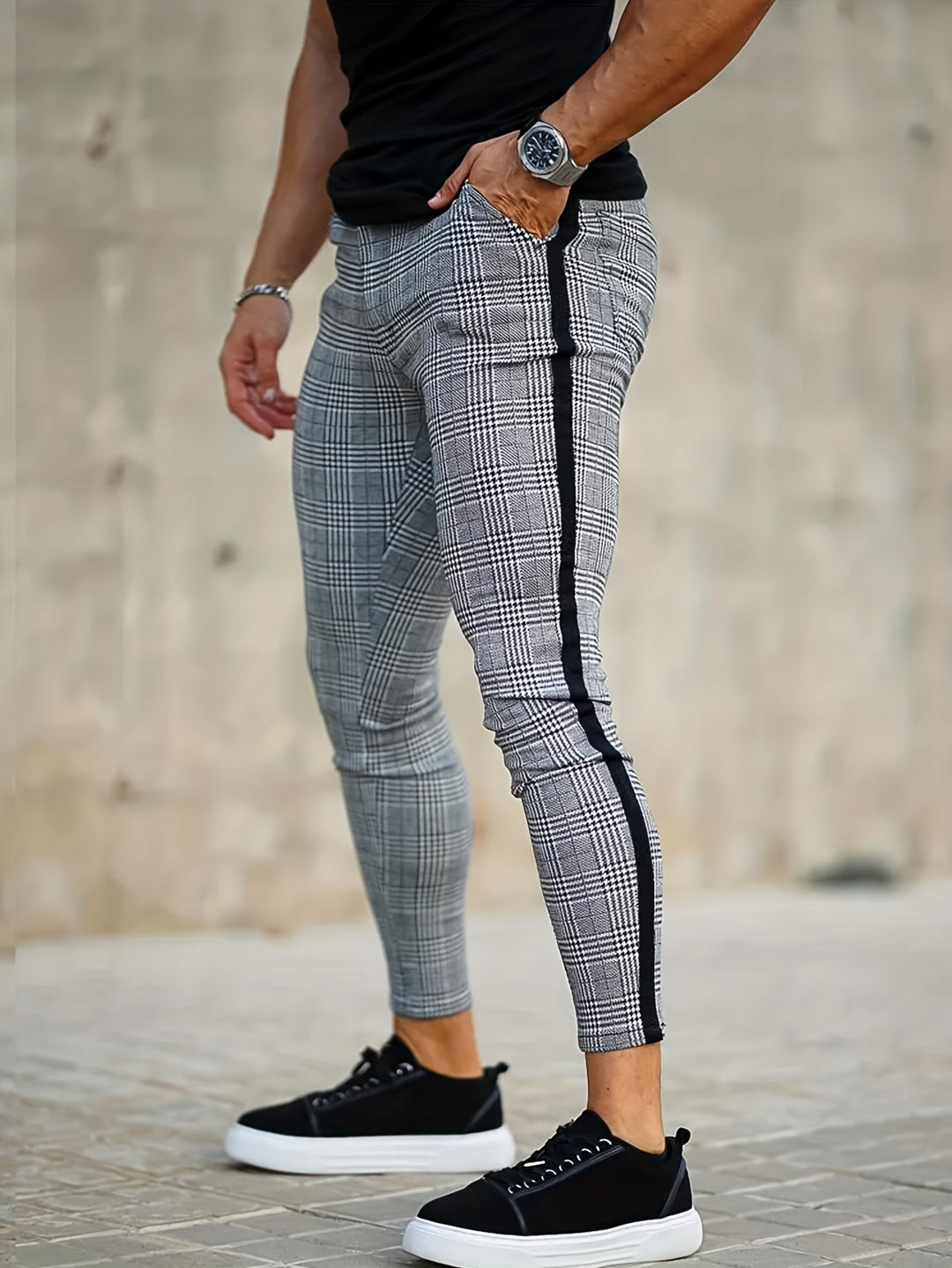Zenith Plaid Hybrid Trouser