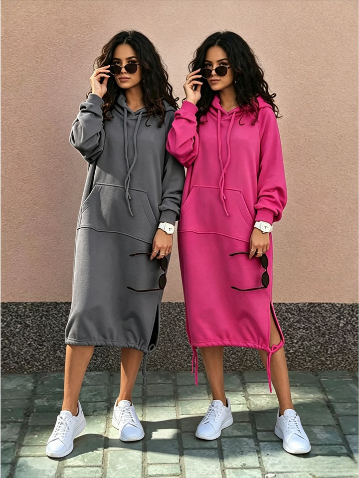 Tahlia Longline Hoodie Dress