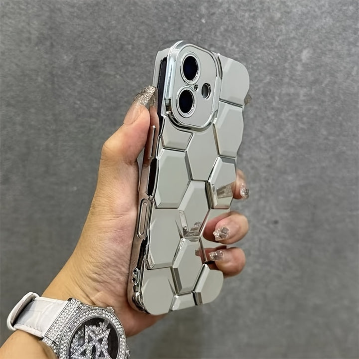 Hex Chrome iPhone Case