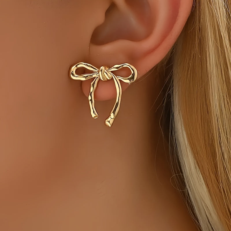 Gala Bowknot Stud Earrings
