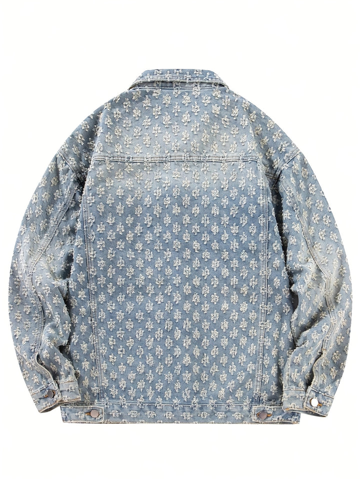 Icon Distressed Denim Jacket