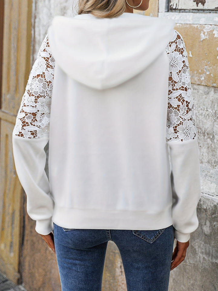 Serenity Floral Laced Hoodie