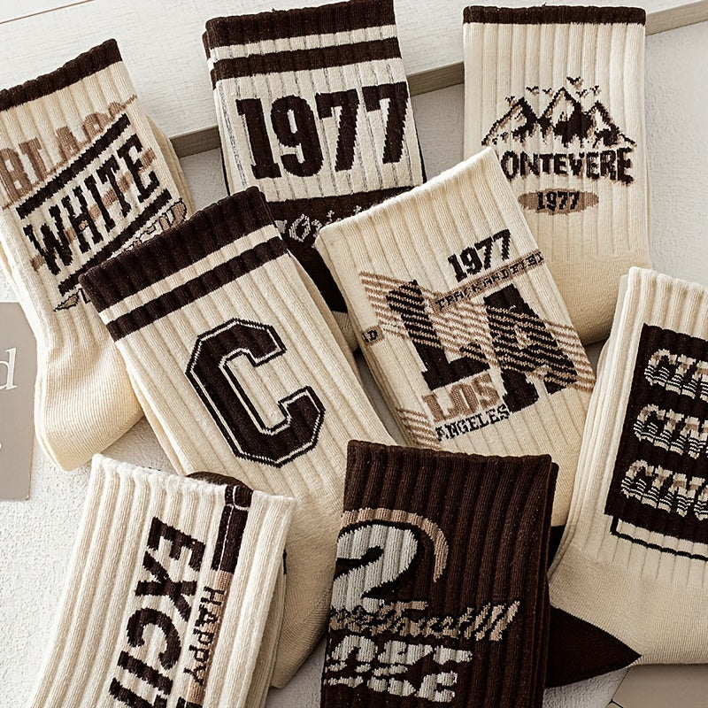 Vintage & Varsity Letter Sock Set