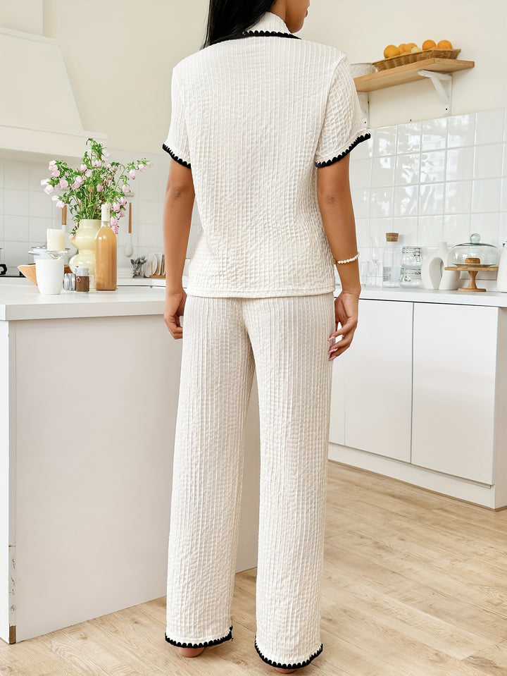 Vivienne Scalloped Lounge Set