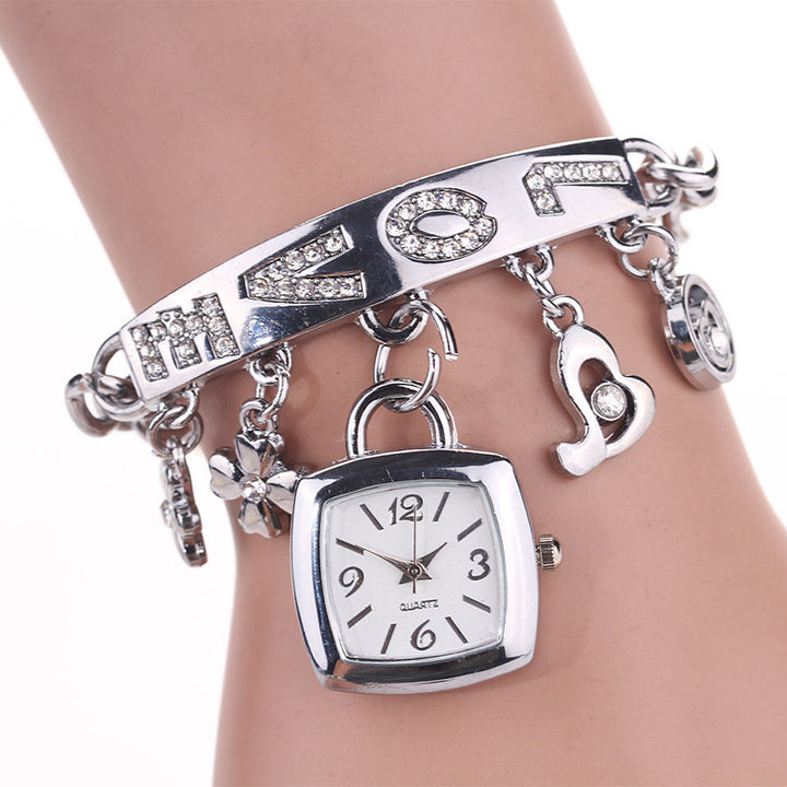 Love Charm Bracelet Watch