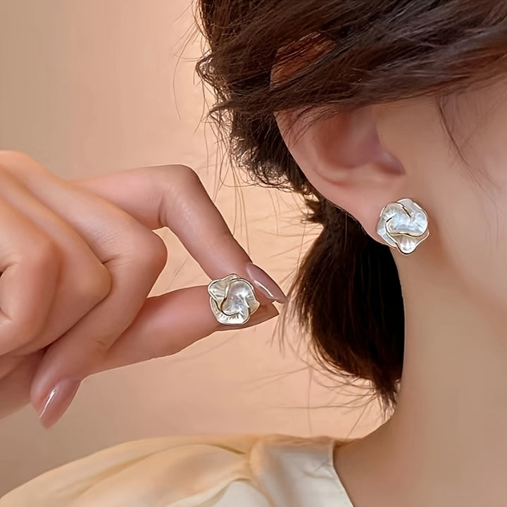 Camellia Stud Earrings