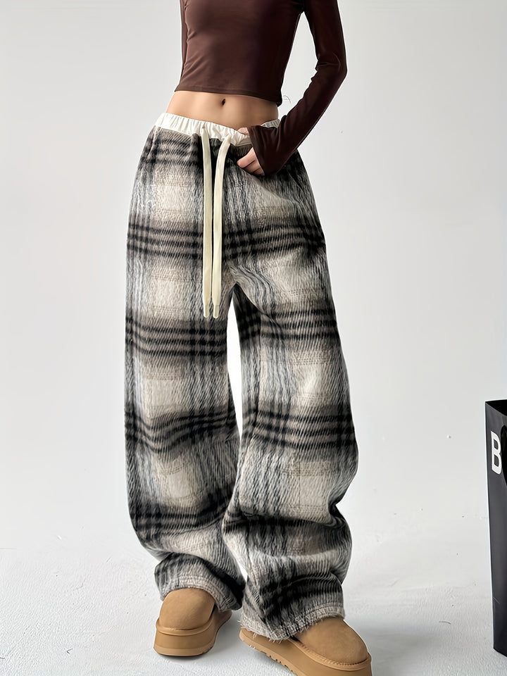 Loft Plaid Tweed Pant
