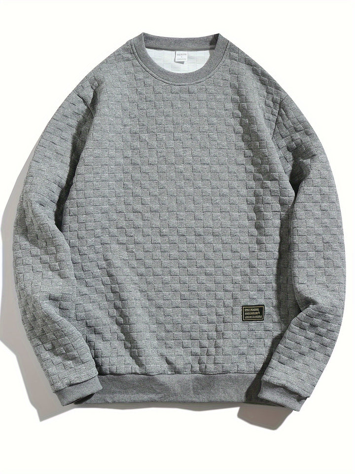 Vantage Checkered Crewneck