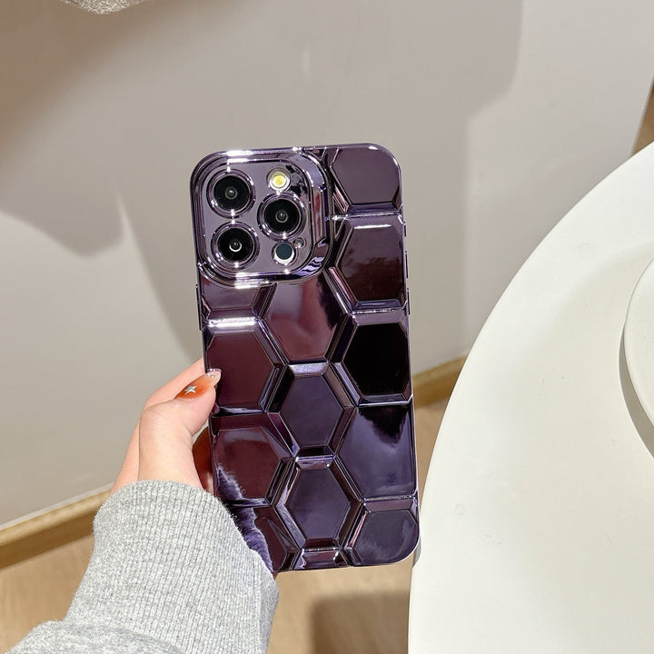 Hex Chrome iPhone Case