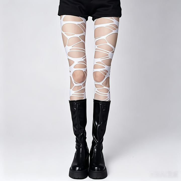 Rebel Distressed Tights