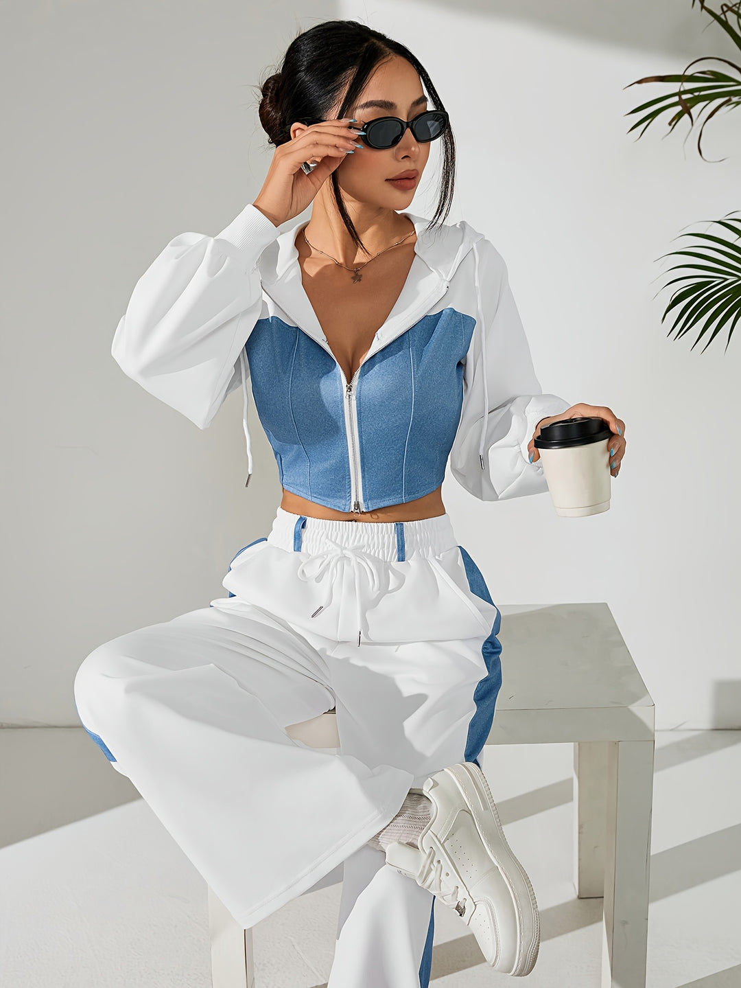 Aviara Contrast Zip Co-Ord