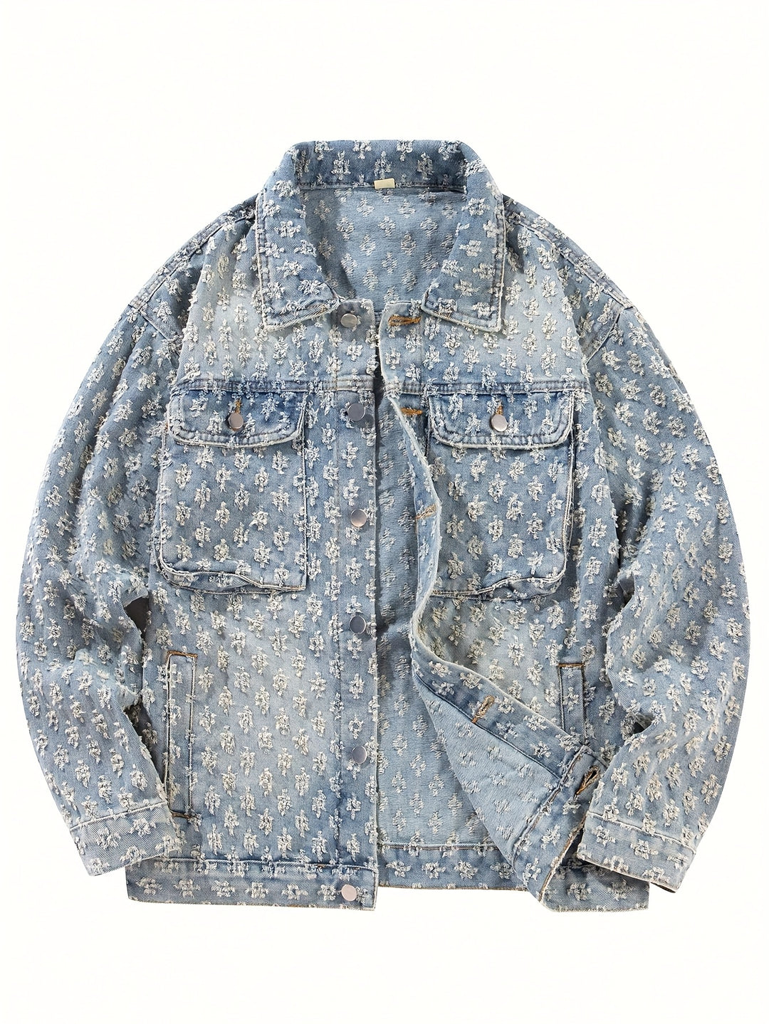 Icon Distressed Denim Jacket
