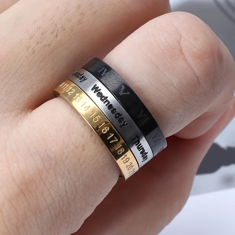 Chronos Calendar Ring