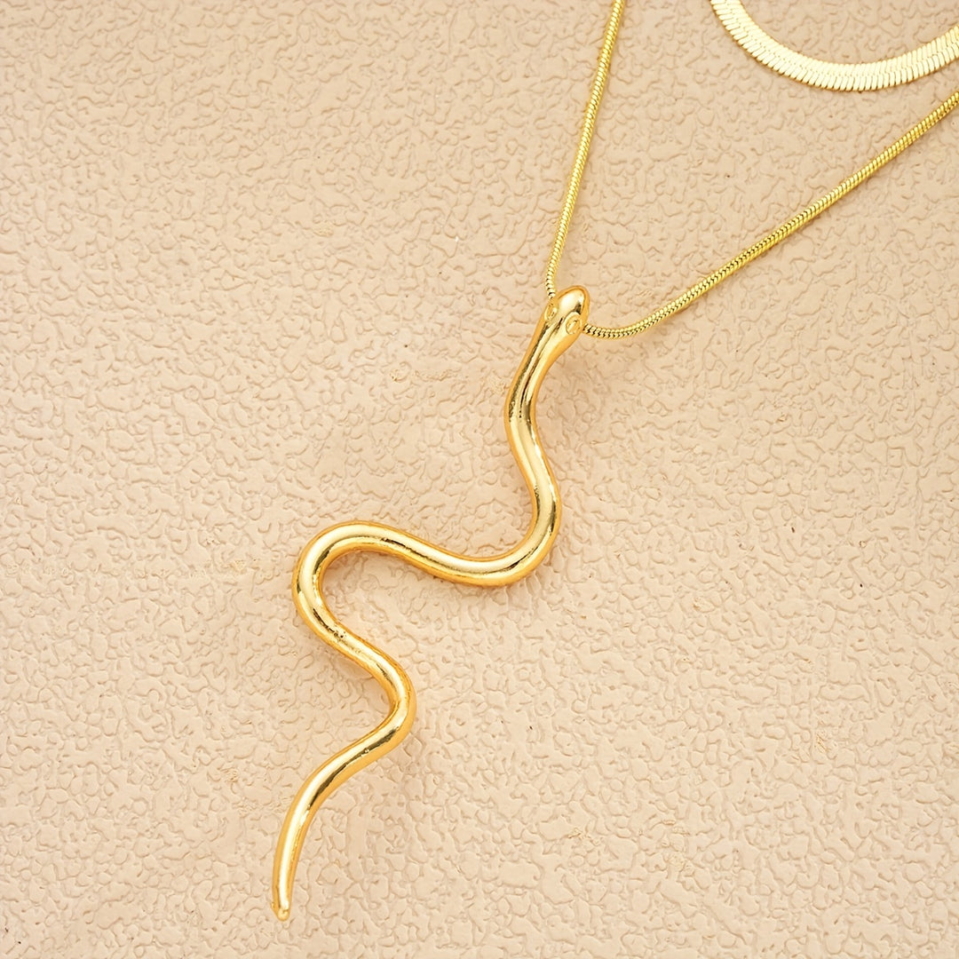 Serpentine Layered Necklace